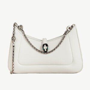 Bvlgari White Serpenti Bag